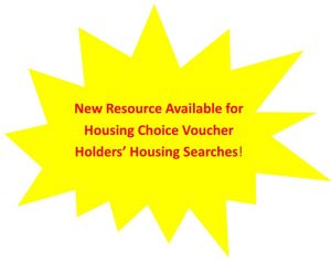 New Resource Available for Housing Choice Voucher Holders' Housing Searches!